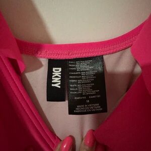 DKNY Fuchsia One Piece Swim